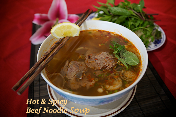 Hot & Spicy Beef Noodle Soup