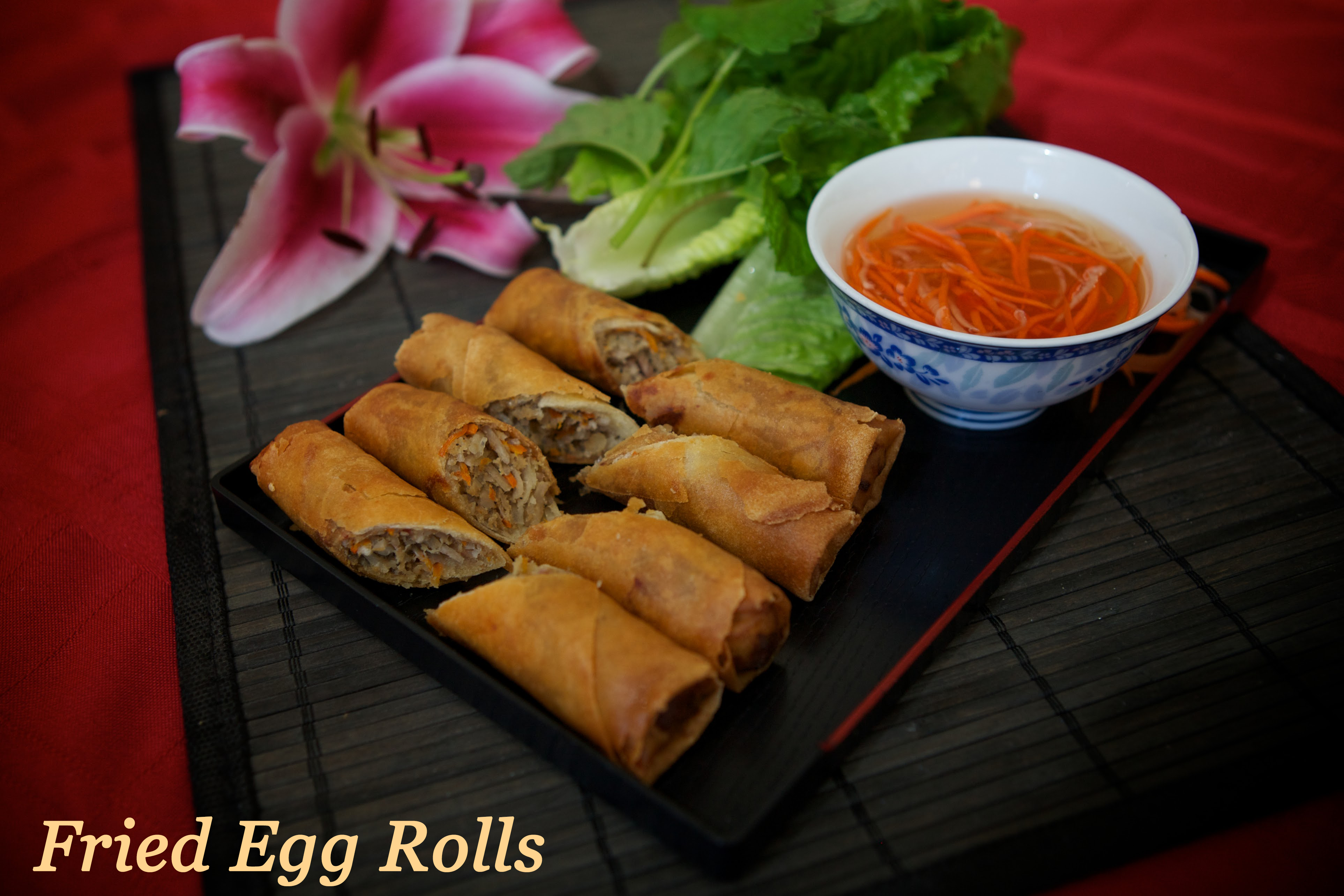 Crab & Pork Egg Rolls Vietnamese cuisine