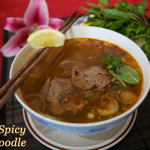 Hot & Spicy Beef Noodle Soup Vietnamese cuisine