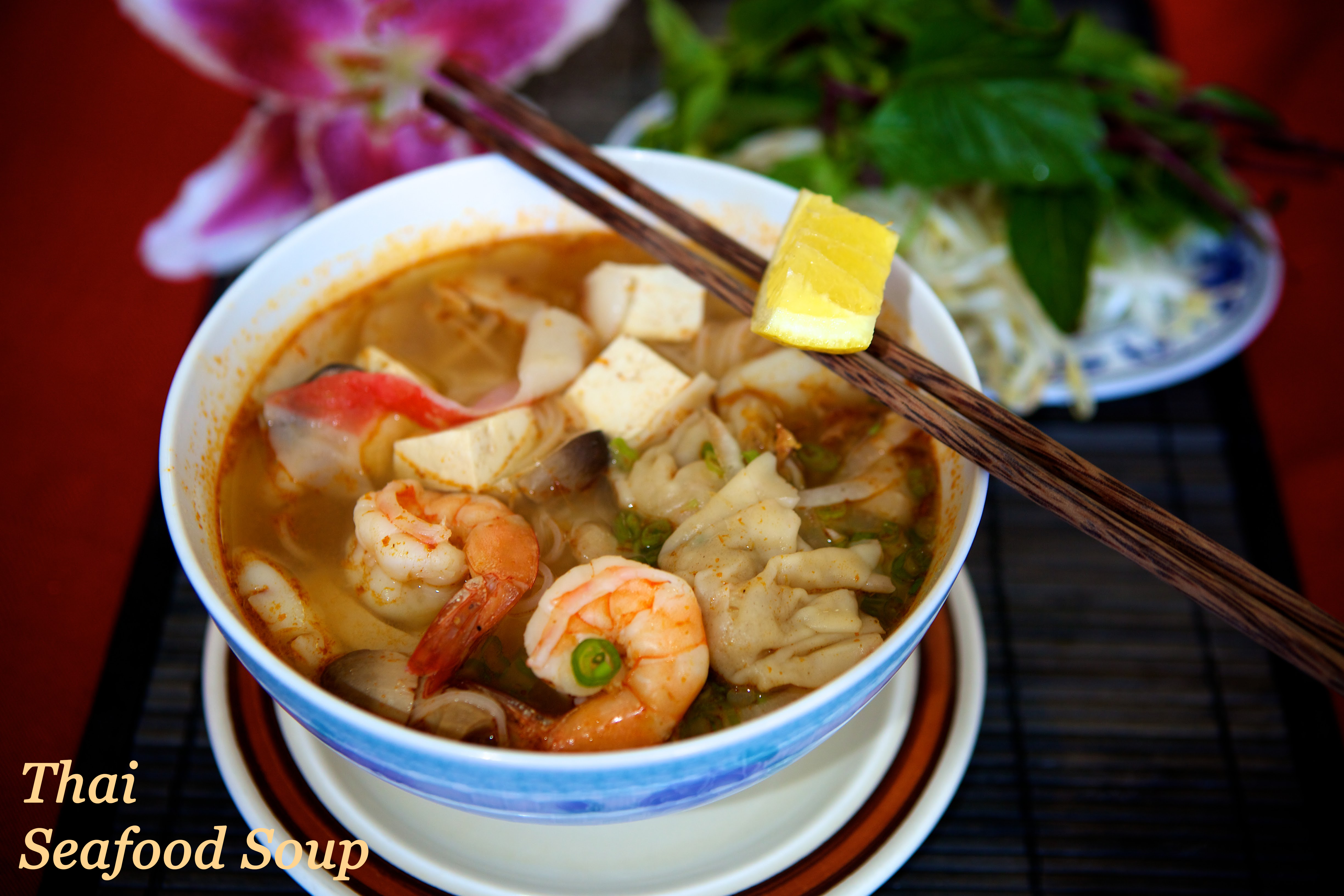 Thai Seafood Noodle Soup